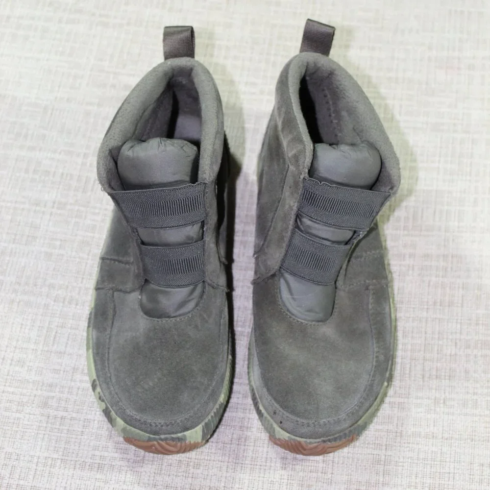 NWOT Sorel Sz 7 Out & About Plus Mid Alpine Tundra Suede Olive Green Waterproof